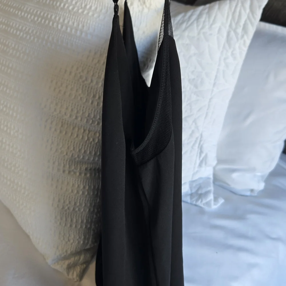 Babaton Black Mesh Camisole Top - Picture 4 of 6